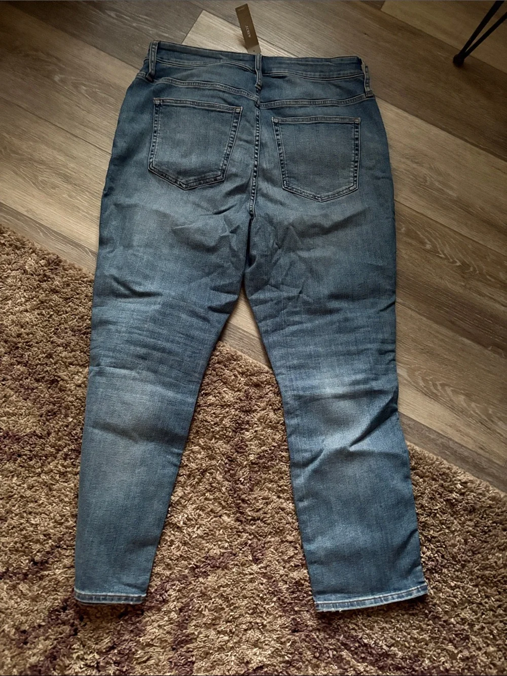 J. Crew Women’s Curvy Vintage Slim Straight Jeans - Medium Blue Wash